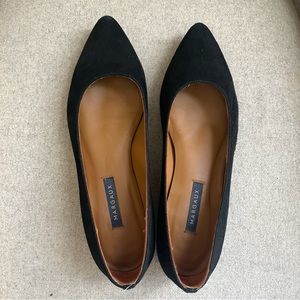 Margaux the pointe ballet flat black suede 38.5N
